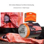 SOL Escape Bivvy Single Emergency Sleeping Bag | Outdoor Waterproof and Warm Sleeping Bag (Advanced Version) Heat Reflective Sleeping Bag