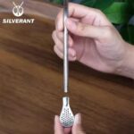 SilverAnt 純鈦吸管帶花茶頭 Titanium Straw with tea filter head | 環保