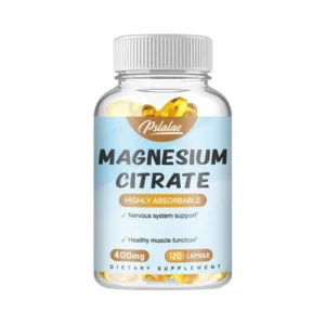 檸檬酸鎂 400mg:對心臟具有高效力, 肌肉和消化支持