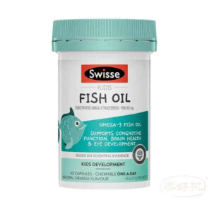 SWISSE 兒童無腥味魚油咀嚼軟膠囊 60粒